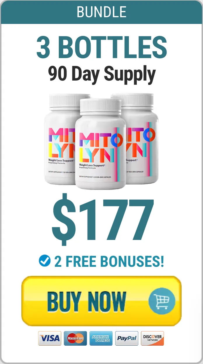 Mitolyn three bottle ninety day supply bundle